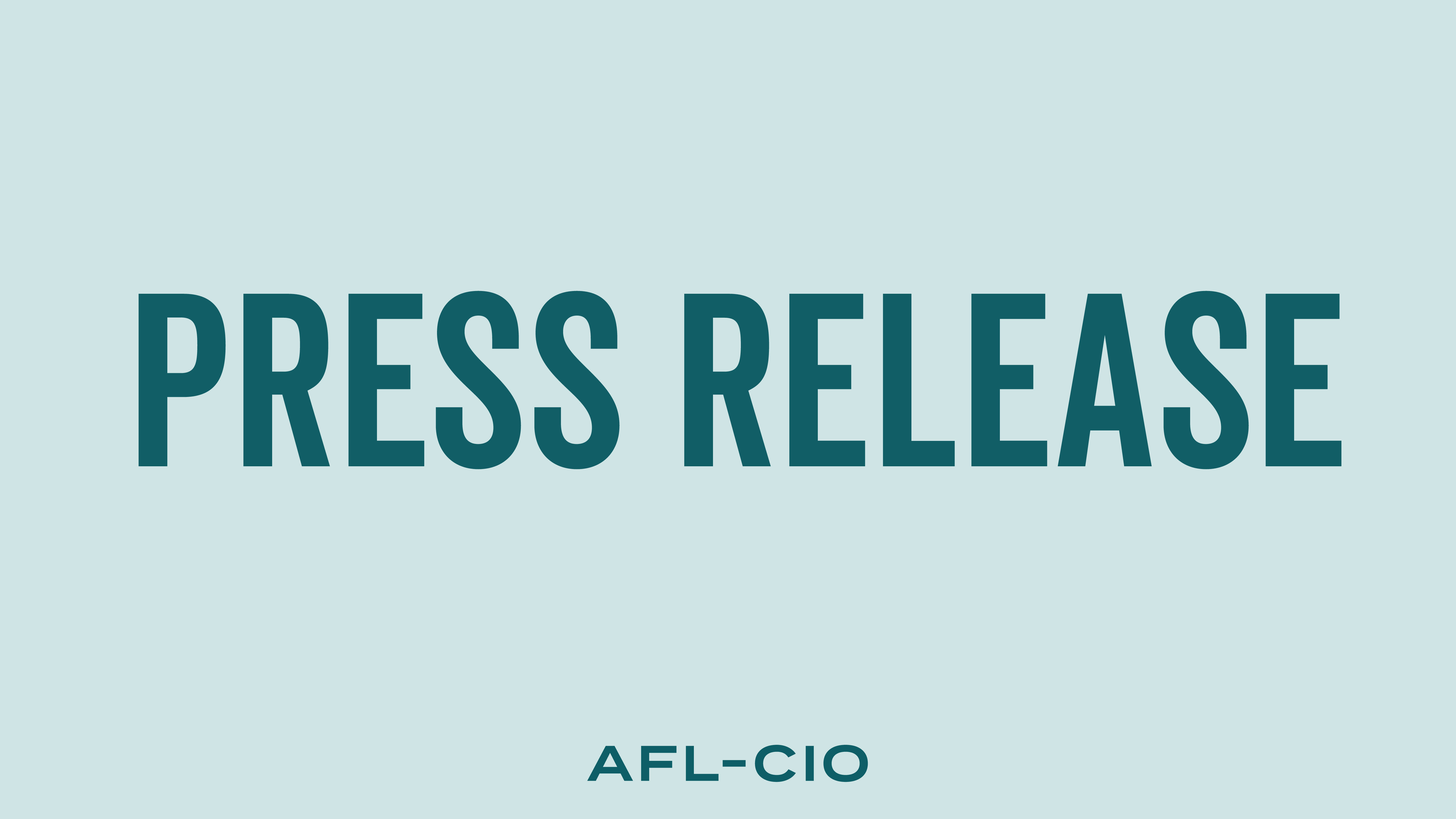 AFLCIO President Discusses FAA Reauthorization by Congress USA Works