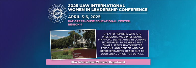 2025 UAW Women in Leadership Conference at Pat Greathouse Center - USA ...