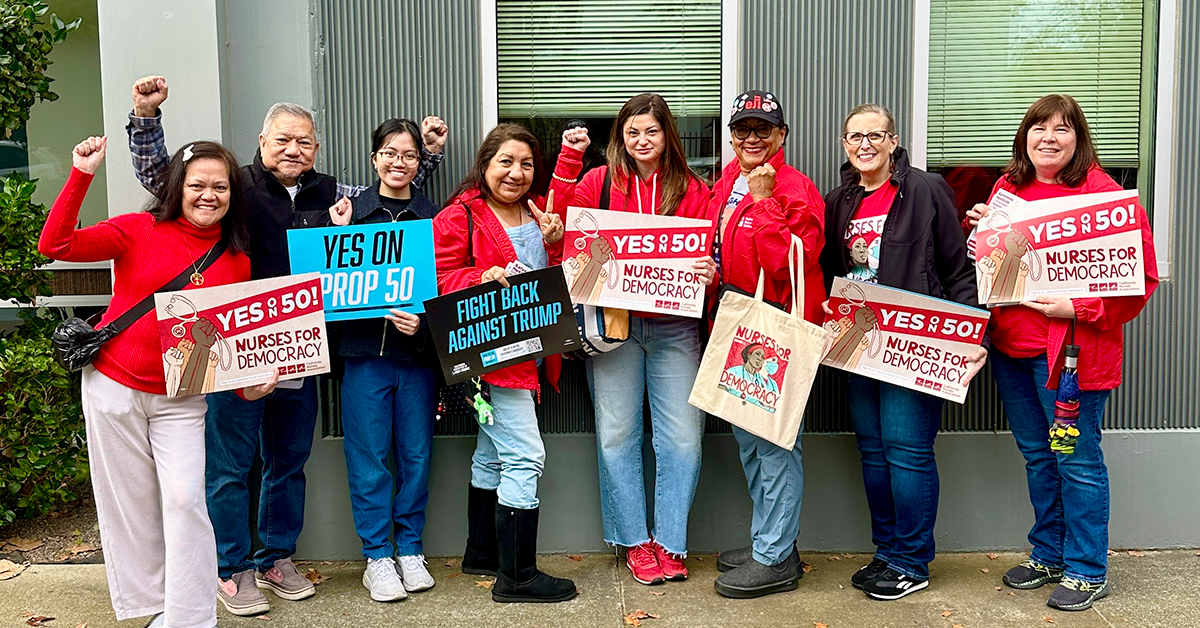 Union Leaders and Nurses Rally for Prop. 50 in San Jose on Nov. 2 - USA ...