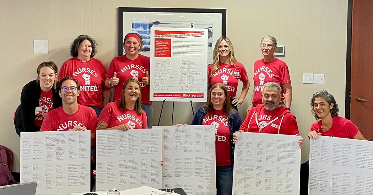 Maine Medical Center Nurses Ratify New Contract with Safety Measures ...