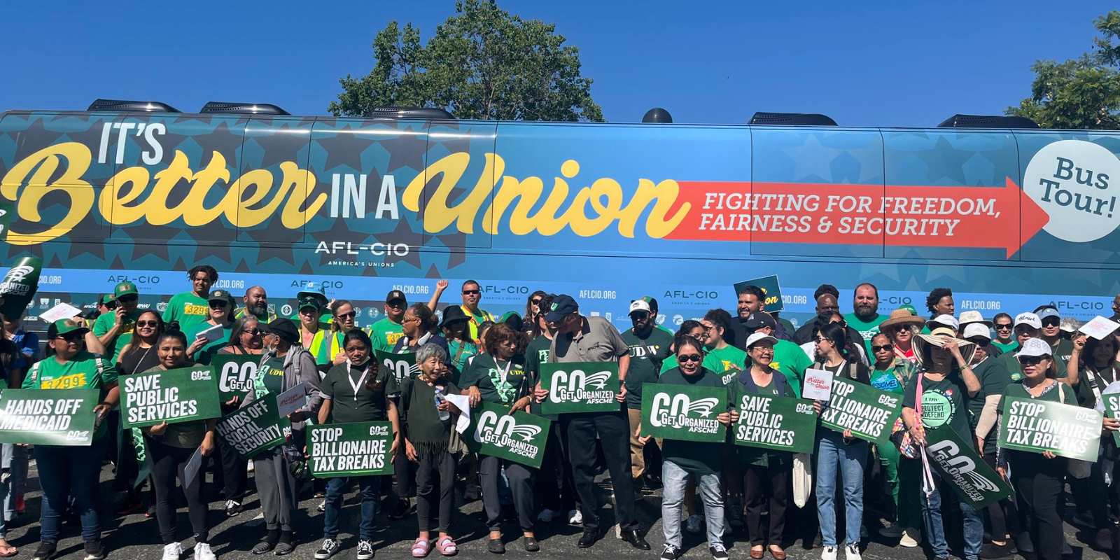 AFSCME Rally Protests Rep. Young Kim's Support for Budget Cuts - USA Works