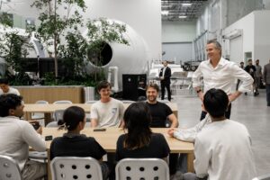 Governor Newsom visits Space Beach and highlights California’s aerospace dominance