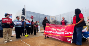 Nurses Rally Against SSM Health for Union Rights and Reinstatement - USA Works