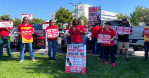 RNs protest layoff notices at CommonSpirit Healths Bakersfield hospitals - USA Works